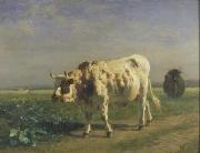 constant troyon, The white bull.